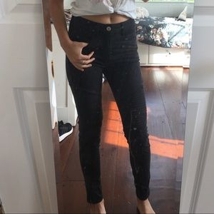 American Eagle Hi-Rise Moto Jeggings with Zippers